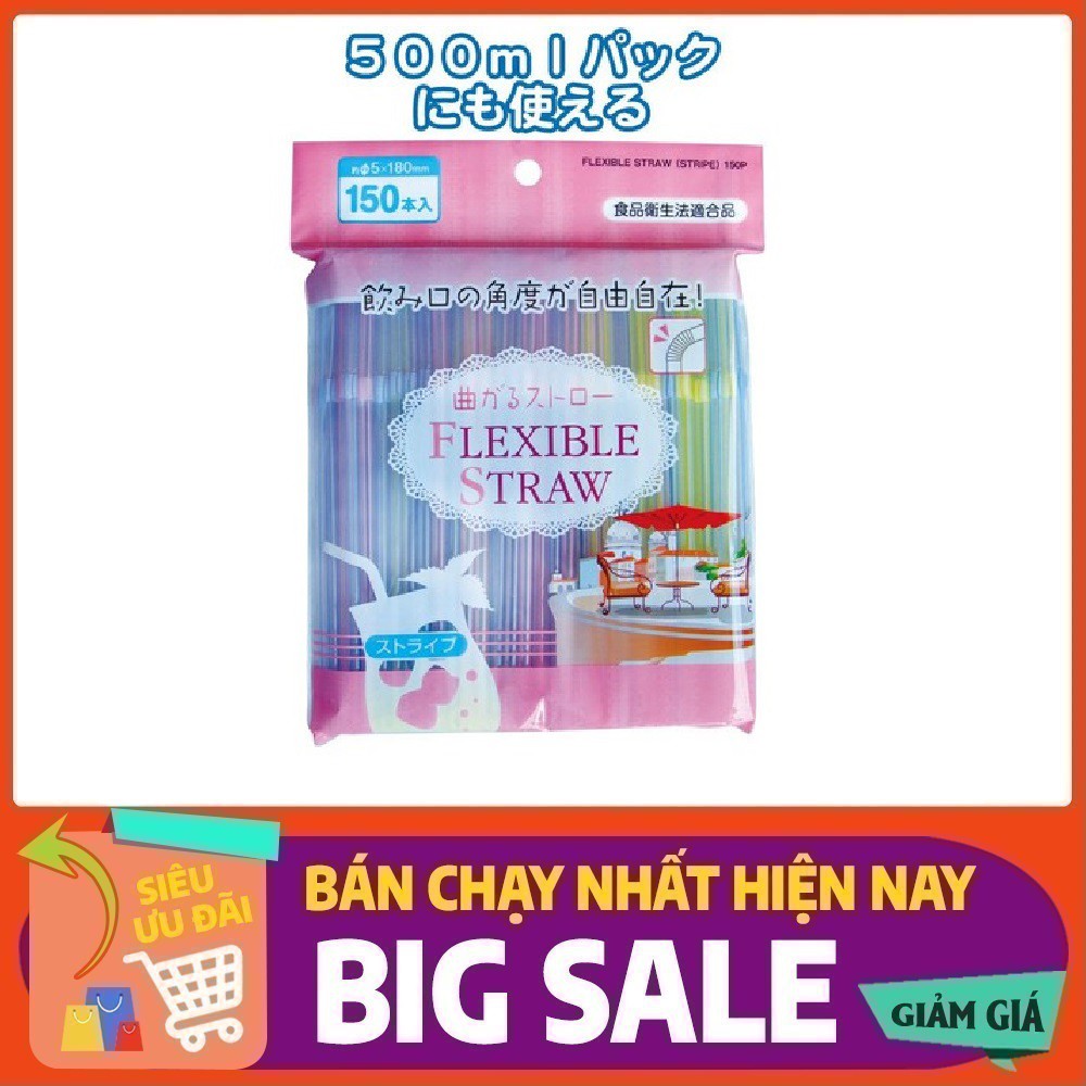 Set 150 ống hút bằng nhựa an toàn