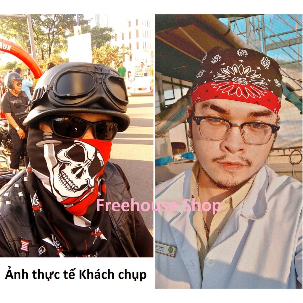 Khăn bandana turban vuông streetwear thời trang hàn quốc siêu nhiều màu - giá sỉ