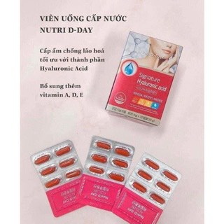 Viên uống cấp nước dưỡng trắng chống lão hóa NUTRI D – DAY hộp 30 viên