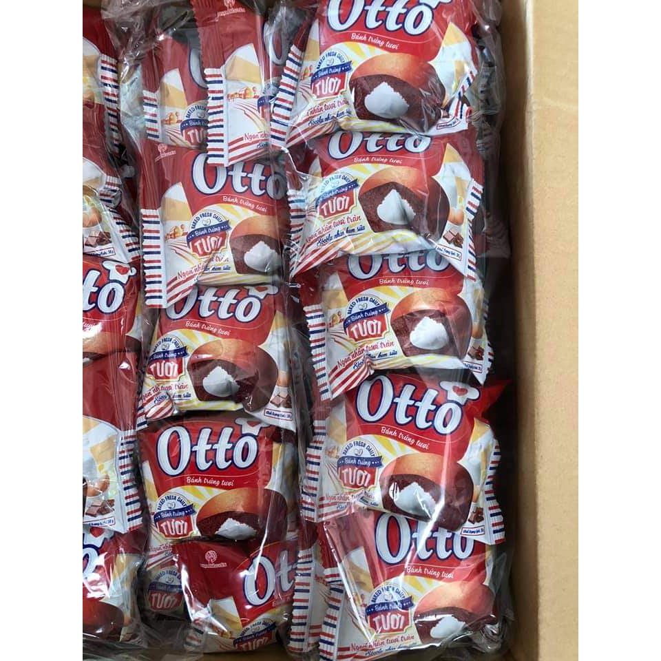 Bánh trứng tươi nhân kem custard Otto gói 38g 1 bịch 10c