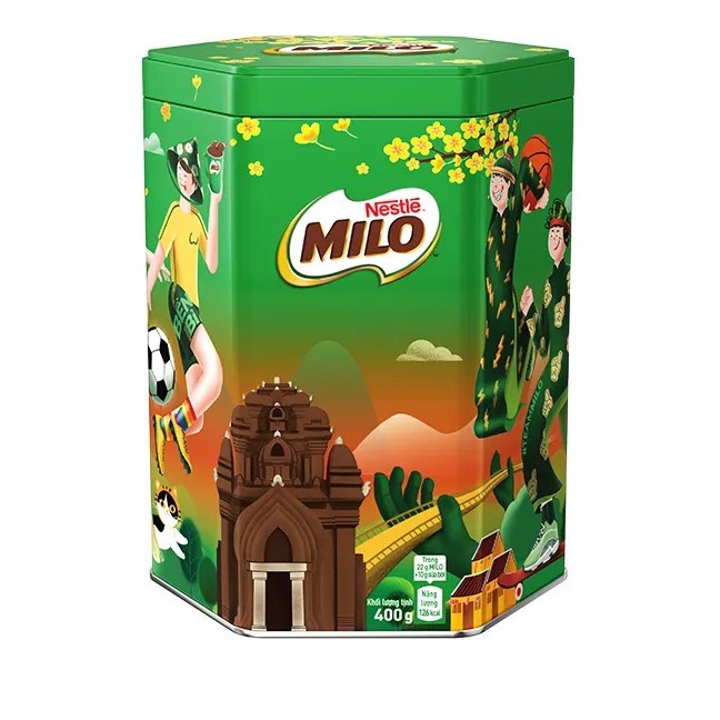 Milo bột dạng hũ 400g