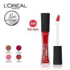 [Hot] Son kem lì l'oreal paris infallible lip liquid pro matte gloss [Chính hãng]