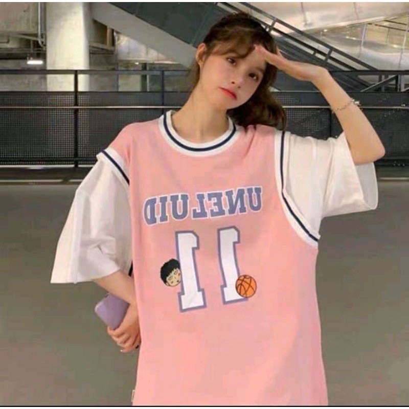 [RẺ VÔ ĐỊCH]Áo Thun Bóng Chày Pha Tay Số 33 Siêu Xinh Form Thụng Tay Lỡ Unisex Freesize Nam Nữ Ulzzang