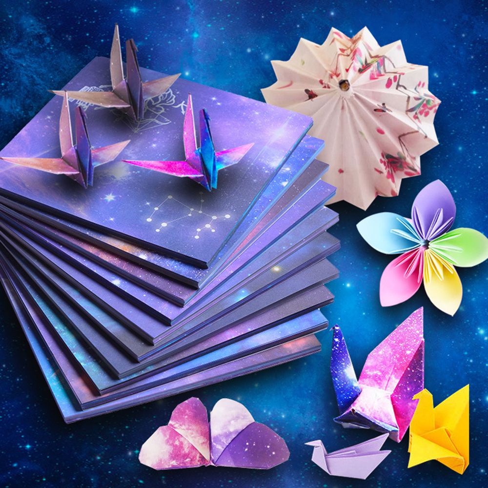 Giấy Gấp Origami Họa Tiết Hoa Anh Đào Xinh Xắn