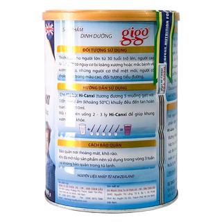 Sữa bột Gigo Hi-Canxi 900g