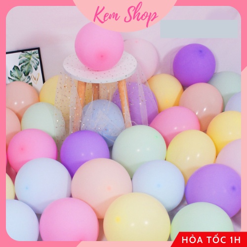 Bóng bay tròn tông màu Pastel 10'' dùng trang trí sinh nhật party - Kemshop K122