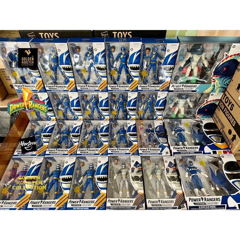 Mô hình nhân vật Gao Blue Power Rangers Lightning Collection Wild Force Blue Ranger Figure