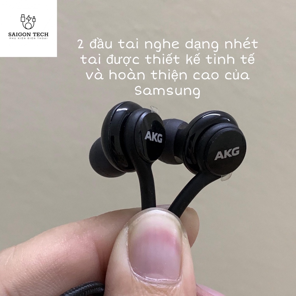 Tai nghe nhét tai 𝓢𝓪𝓶𝓼𝓾𝓷𝓰 𝓐𝓚𝓖 S8 S9 S10 Cổng 3.5mm và Type c Dùng Cho Androi