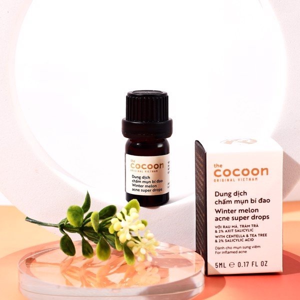 Dung dịch chấm mụn bí đao Cocoon Winter Melon Acne Super Drops 5ml