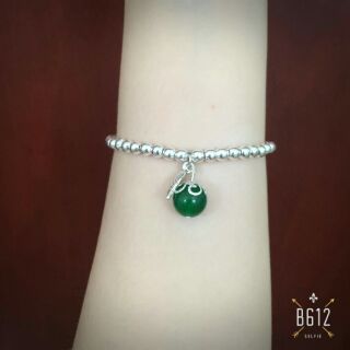 Lắc tay bi bạc đính đá phong thuỷ 360k