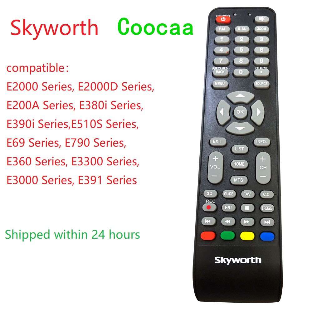 Dòng điều khiển từ xa TV thông minh đa năng Skyworth E2000 E2000D E200A E380i Series E390i Series E5
