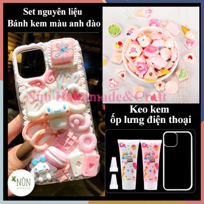 DIY Set Nguyên Liệu Tự Làm Ốp ĐIện Thoại Cream Glue