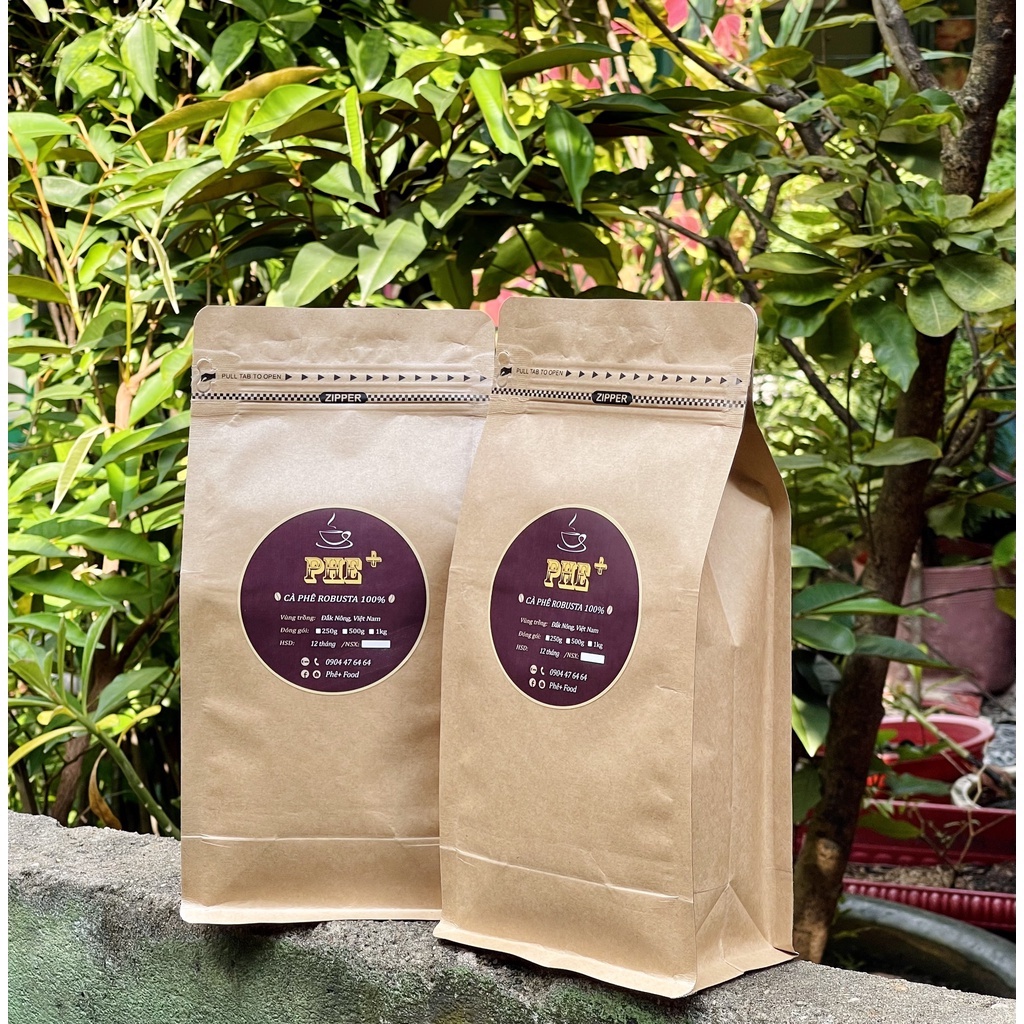 Cà phê Robusta 100% PHE+ 250gr Cafe rang xay -Tây Nguyên | BigBuy360 - bigbuy360.vn