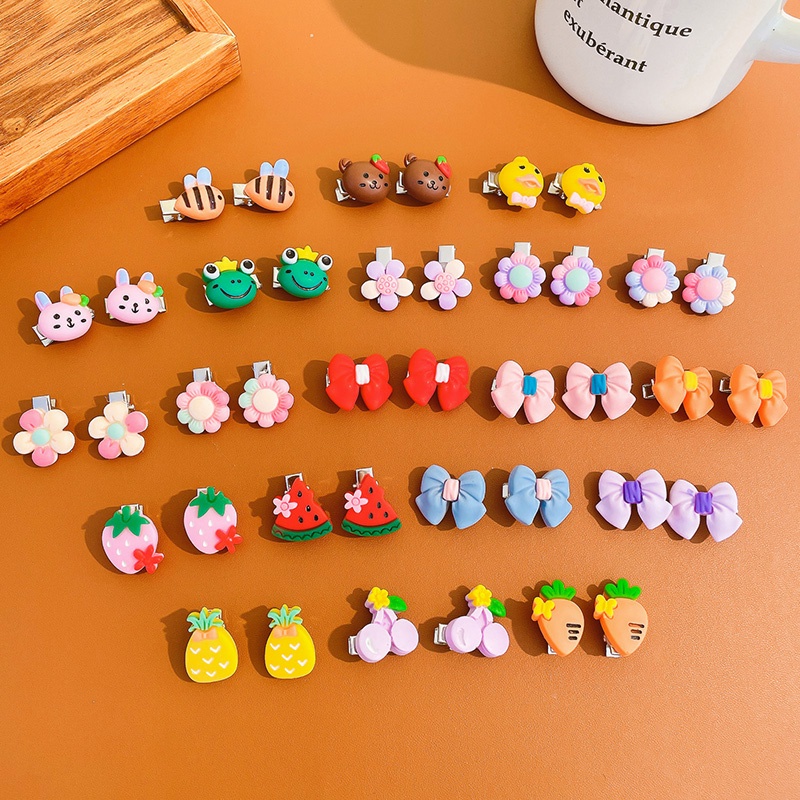 Set 10 Kẹp Tóc Nhỏ Xinh Thời Trang Cho Bé Gái