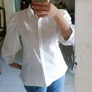Áo chất vài đẹp Giao nhanh Tay bồng Chị em ai bị vai to thì tránh kiểu này ra Hoặc giảm cân mặc đẹp hơn Size L là vừa in 1m58 nặng 56kg Mặc cũng được Kết hợp vs chân váy đen