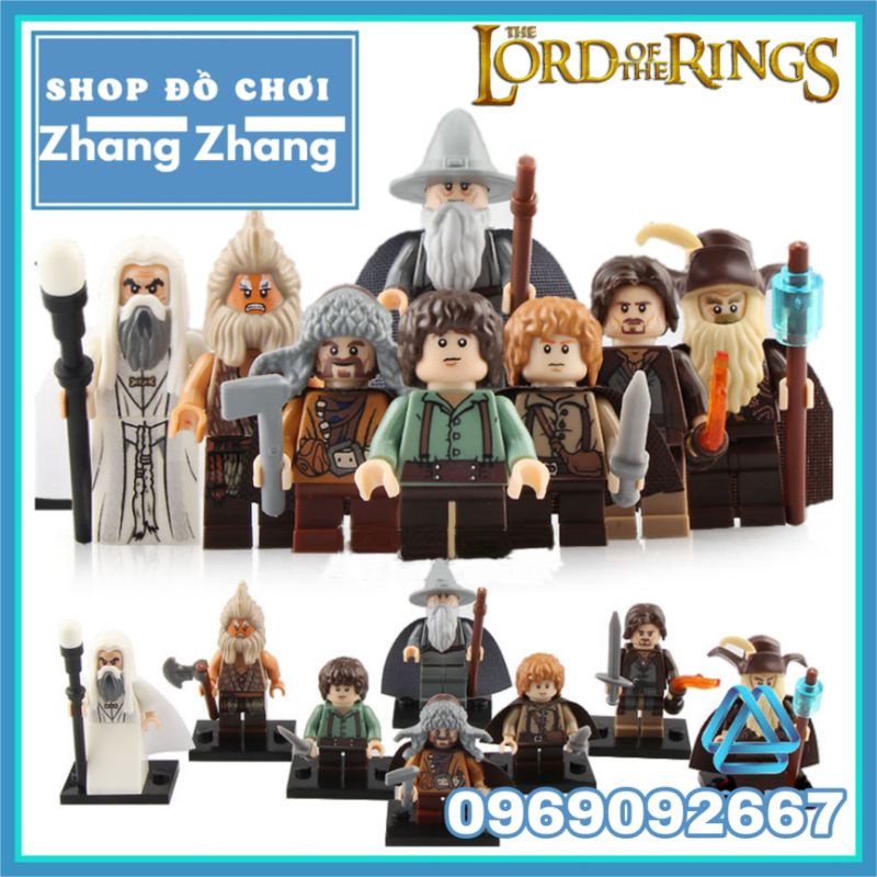 Xếp hình mô hình chúa tể những chiếc nhẫn The Lord of the Rings Minifigures Pogo PG8160