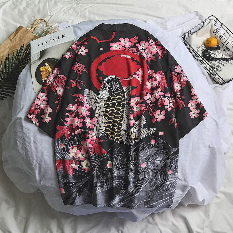 Kimono Hoa Hòe Hoa Sói