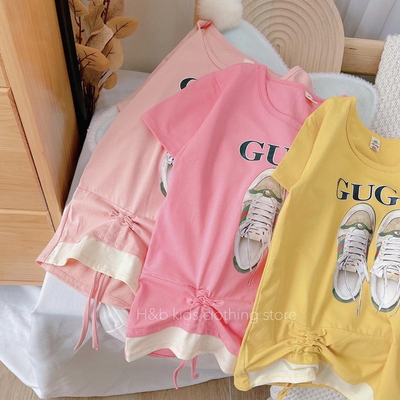 Bộ Cotton Bé Gái 20kg-35kg, Chất cotton 4 chiều siêu mềm mịn, thấm hút mồ hôi tốt.