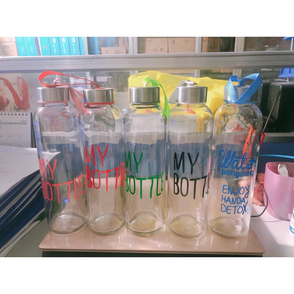 BÌNH THUỶ TINH BOTTLE 500ml