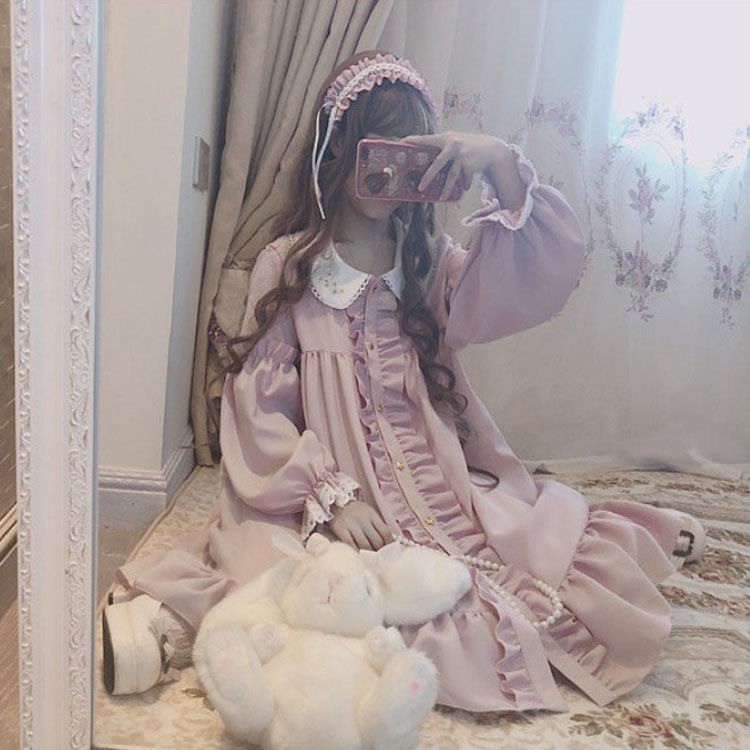 Váy LOLITA cosplay hồng kèm ảnh thật LT13682 | BigBuy360 - bigbuy360.vn