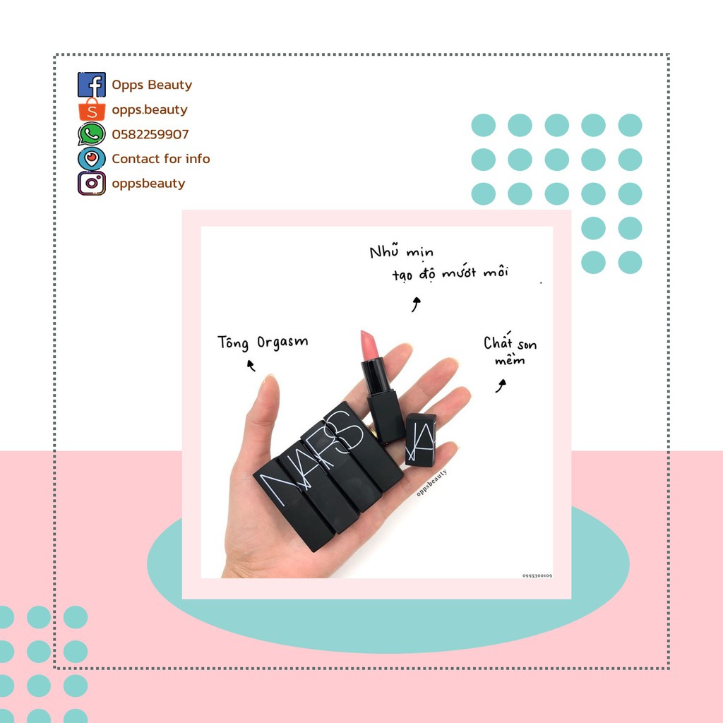 [CHỈ CÒN 1][NARS] Son bóng NARS Orgasm Nars lipstick