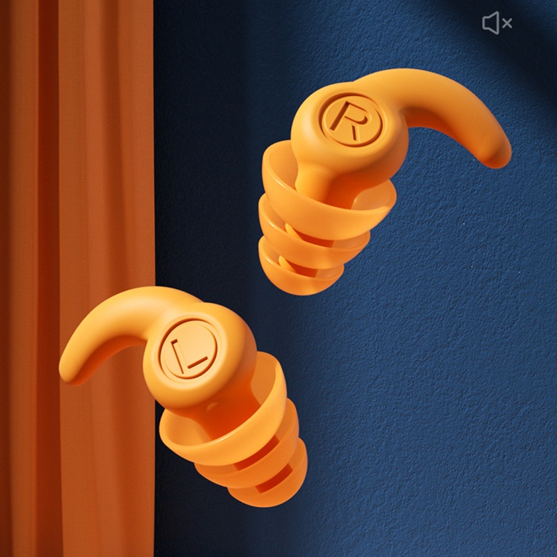 Nút Bịt Tai Bằng Silicone Cách Âm Tiện Dụng Khi Ngủ