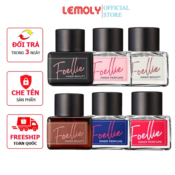 Nước Hoa Vùng Kín Foellie 5ml Hàn Quốc Mùi Hương Nhẹ Nhàng Quyến Rũ Sexy Lưu Hương Lâu