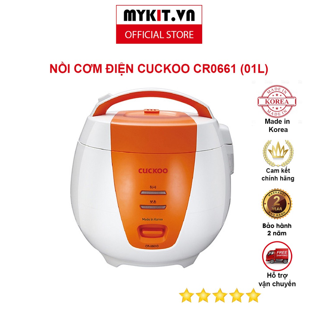 Nồi cơm điện Cuckoo CR-0661 (1.08 lít) - MYKIT.VN