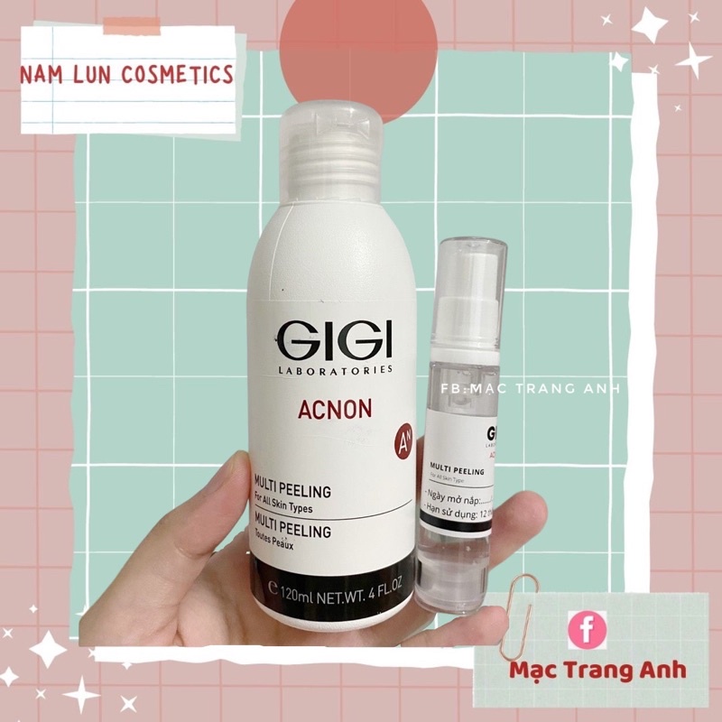 Gel xử lý mụn Gigi acnon multi peeling