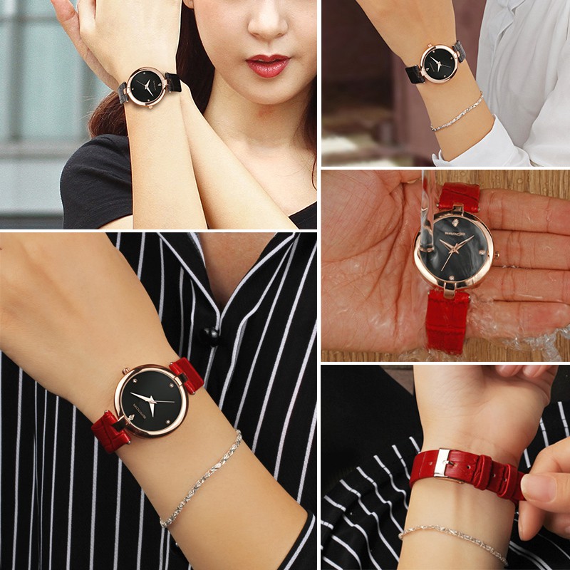 Đồng hồ nữ SANDA Nhật Bản P196 - Đính Kim Cương Nhân Tạo | BigBuy360 - bigbuy360.vn