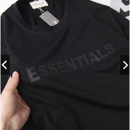 Áo thun tay lỡ Essentials in cao su , áo thun nam nữ tay lỡ. | BigBuy360 - bigbuy360.vn