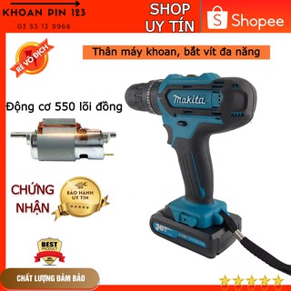 Thân máy khoan pin bắt vít cầm tay Makita 18v 26v (không kèm pin)