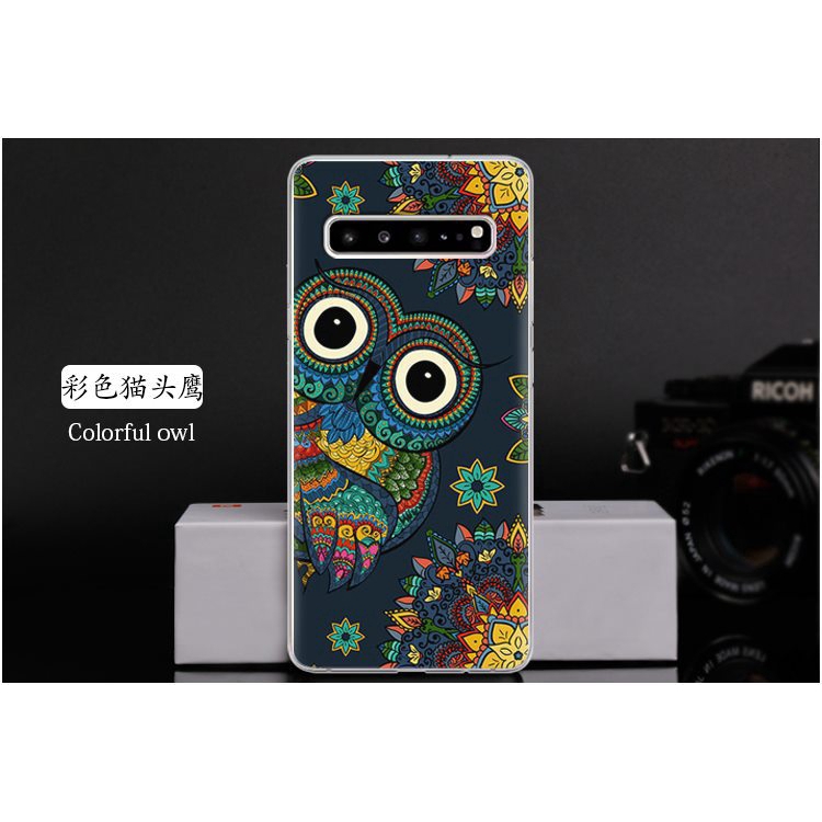 Ốp điện thoại TPU in hình vẽ màu dễ thương dành cho Samsung Galaxy S10 5G