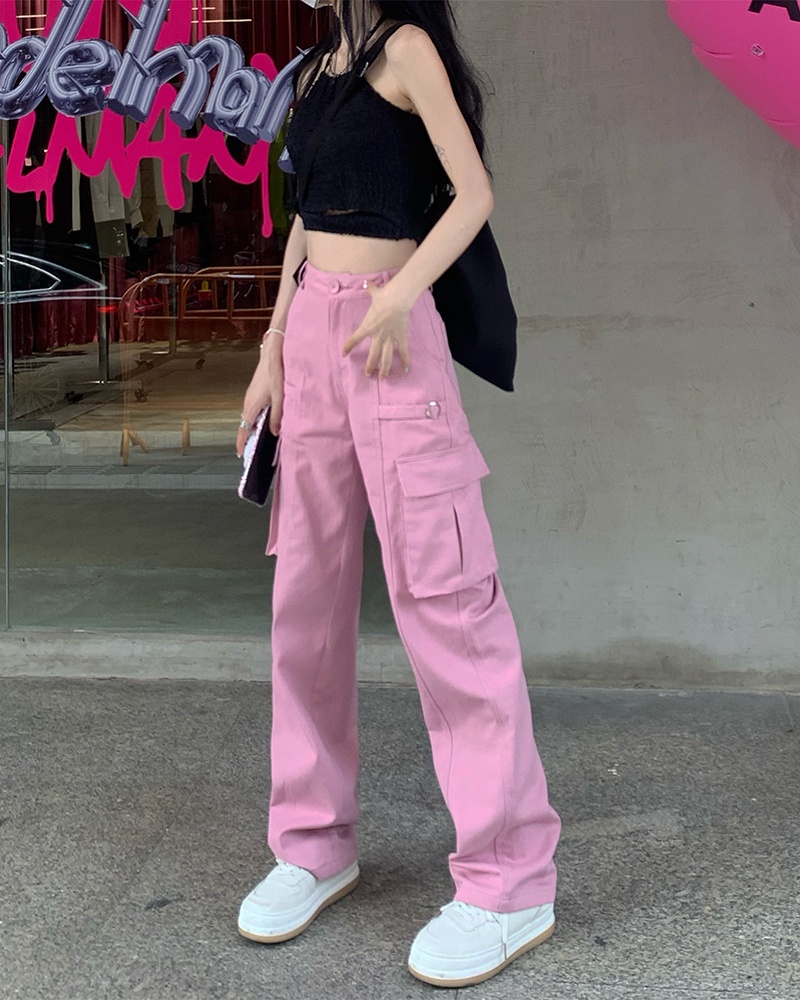 Quần dài Peppermint 52091 ống suông phong cách retro