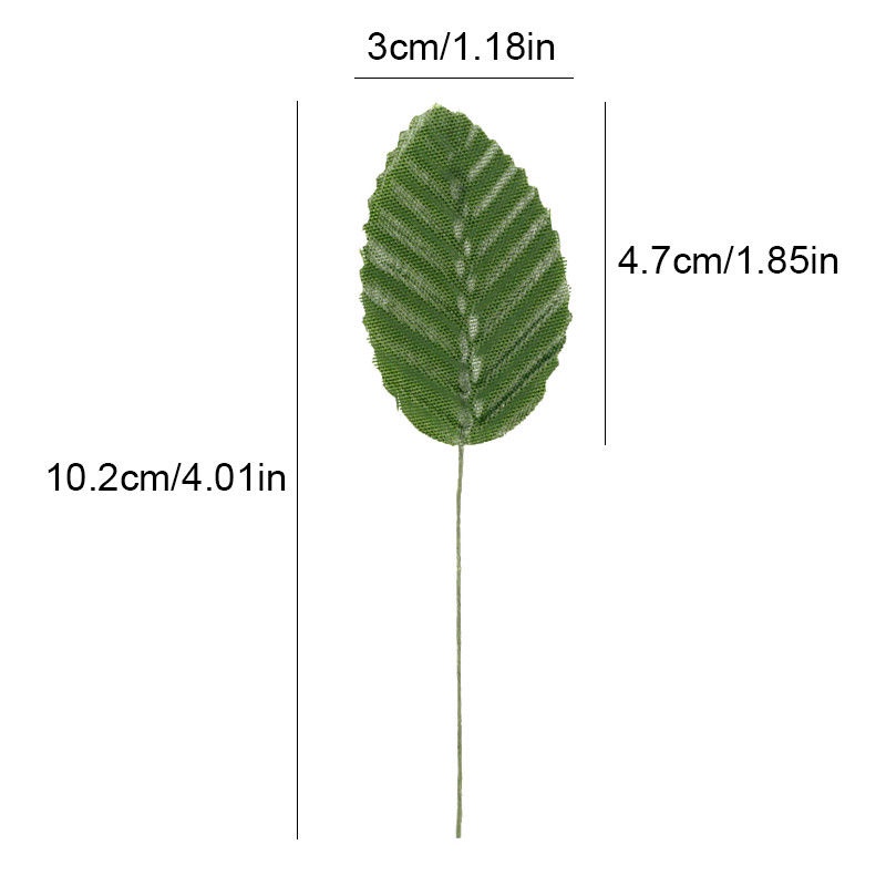 Set 50 Lá Giả Bằng Lụa Dùng Trang Trí DIY