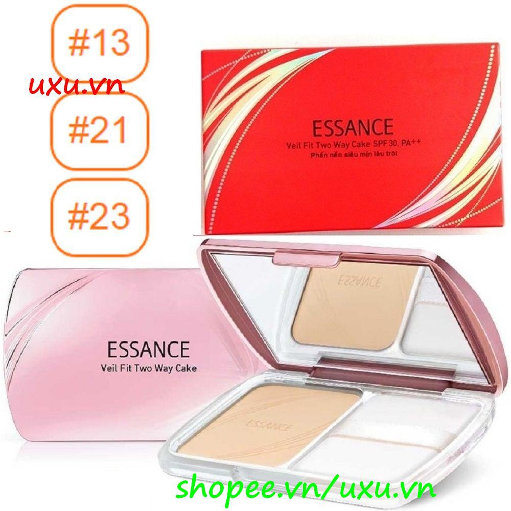 Phấn Nền Số 13 Tông Da Sáng Essance Siêu Mịn Lâu Trôi Veil Fit Two Way Cake Spf40 pa++, Với uxu.vn Tất Cả Là Chính Hãng.