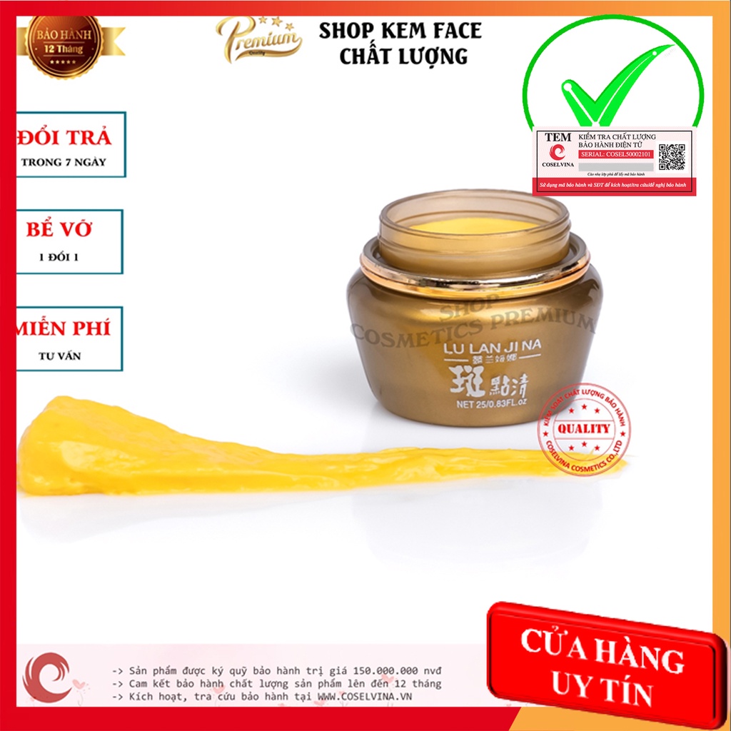 Kem xóa nám linh chi LULANJINA 25g loại bỏ nám, tái tạo da