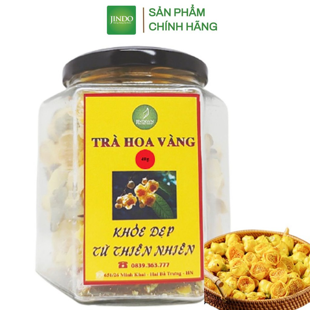 Trà hoa vàng thượng hạng chính hãng JINDO 40gram