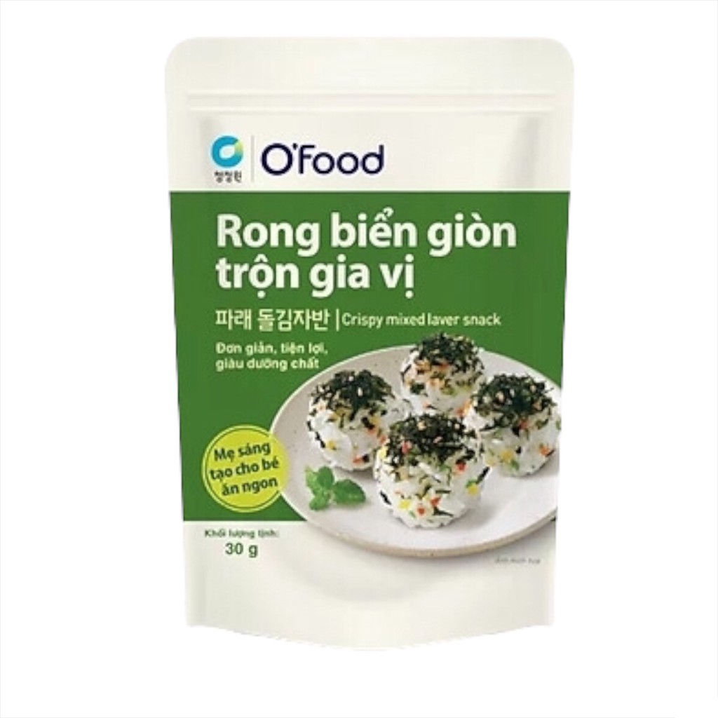 RONG BIỂN VỤN TRỘN CƠM O'FOOD GÓI 30G