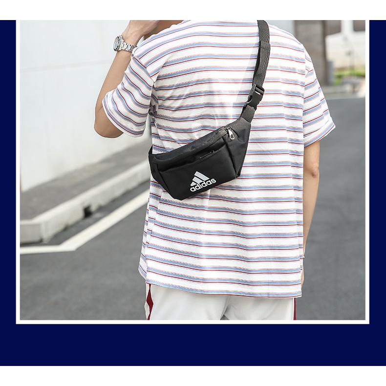 ✔️  Túi bao tử Adidas EC Waist Bag Black - FN0890 - CAM KẾT CHUẨN CHÍNH HÃNG 100%