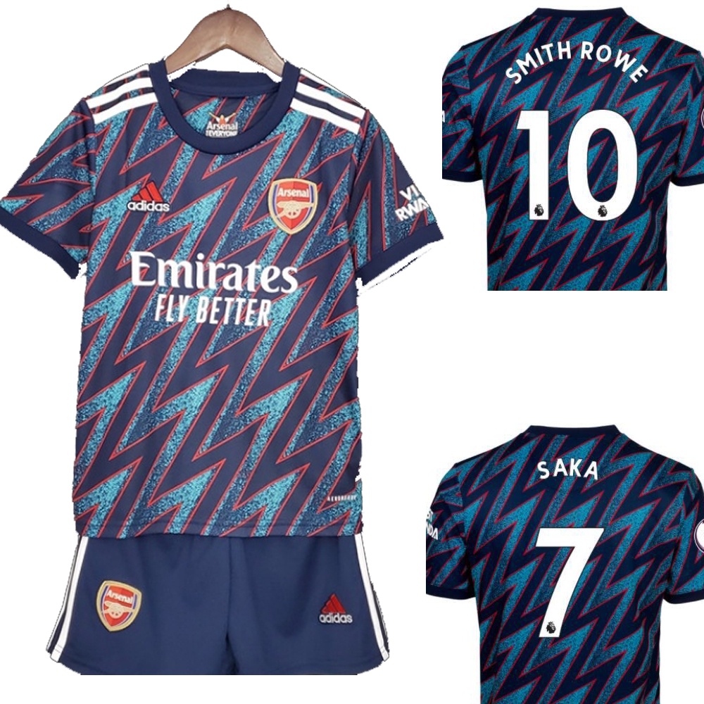 Bộ Quần Áo Bóng Đá Đội Tuyển Arsenal Mùa Giải 2021-22