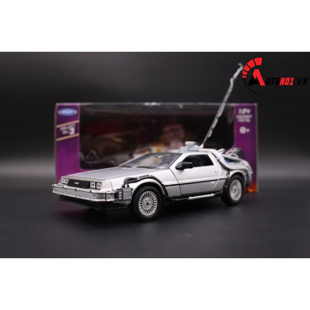 MÔ HÌNH XE DMC BACK TO THE FUTURE I II III 1:24 WELLY