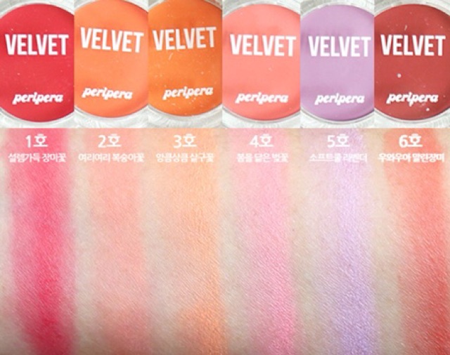 Má hồng kem Peripera Pure Blushed Velvet Cheek