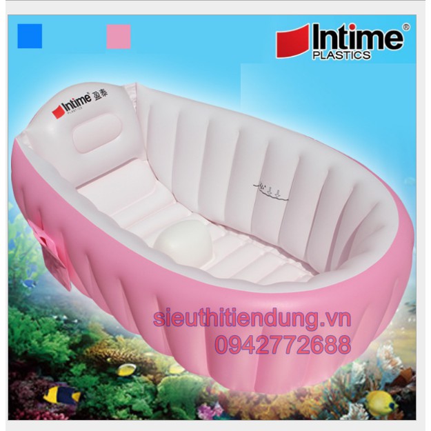 Chậu tắm bơm hơi cho bé, sản phẩm chính hãng