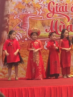 set trang phục áo dài biểu diễn