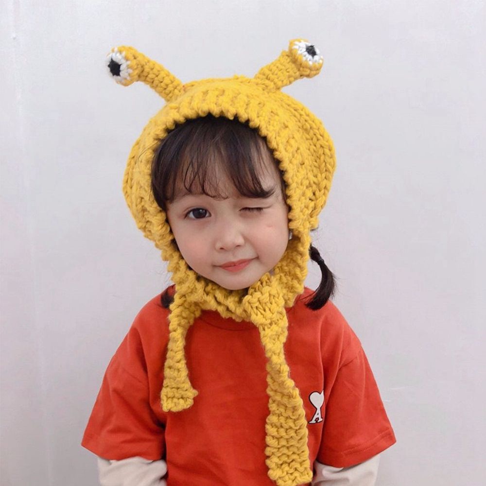 Mũ Len Trùm Đầu Giữ Ấm Mùa Đông Kiểu Dáng Dễ Thương Phong Cách Hàn Quốc Cho Nữ