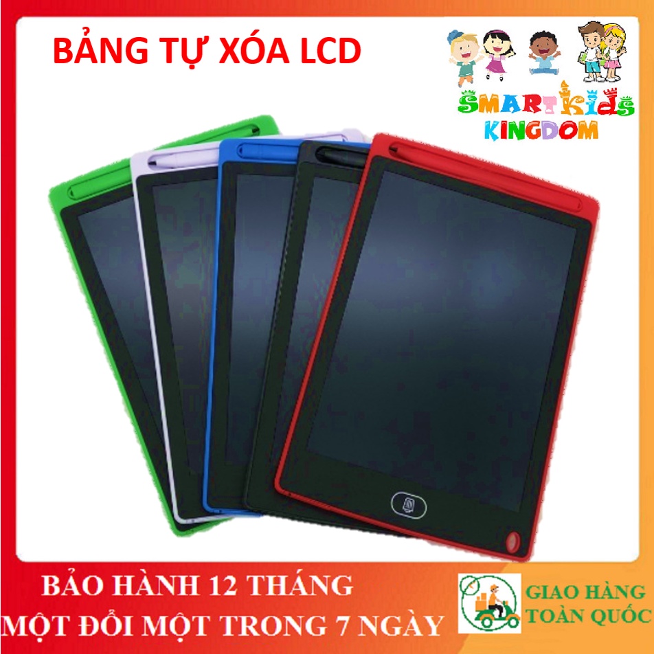 Bảng Điện Tử Thông Minh Tự Xóa Màn LCD 8.5 inch Cho Bé Tập Viết, Vẽ Đồ Chơi Giáo Dục Cho Bé