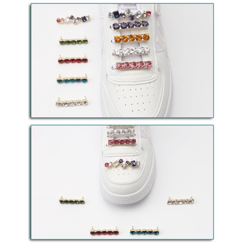 1 Khóa Dây Giày Đính Đá Sáng Lấp Lánh