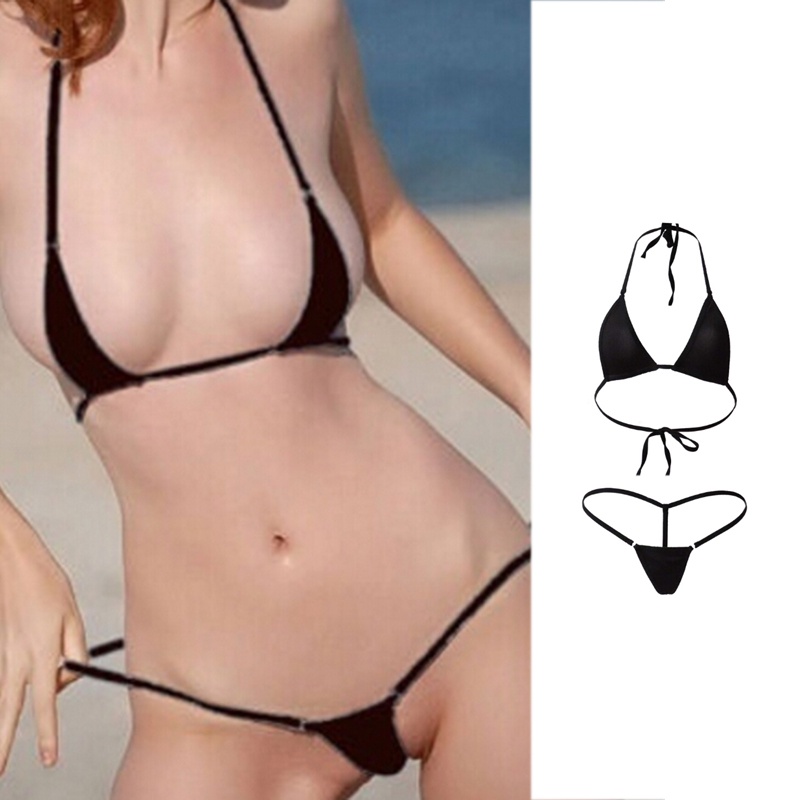 Bộ đồ bơi bikini hai mảnh dây siêu nhỏ phong cách Brazil quyến rũ dành cho nữ
 | BigBuy360 - bigbuy360.vn