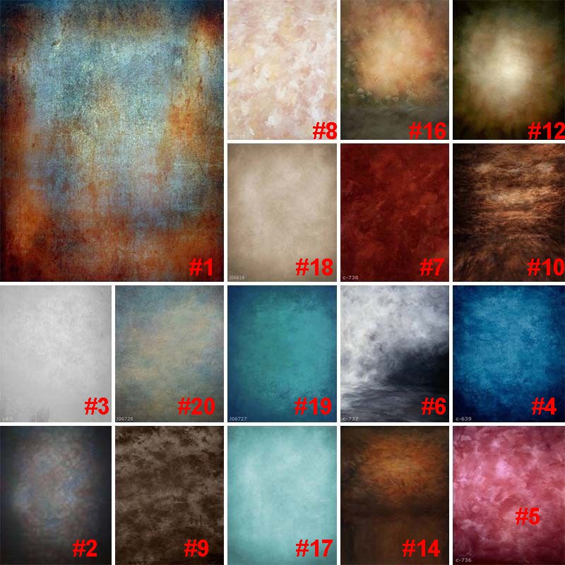 Phông Nền Chụp Ảnh Màu Nhuộm Phong Cách Vintage 3x5ft